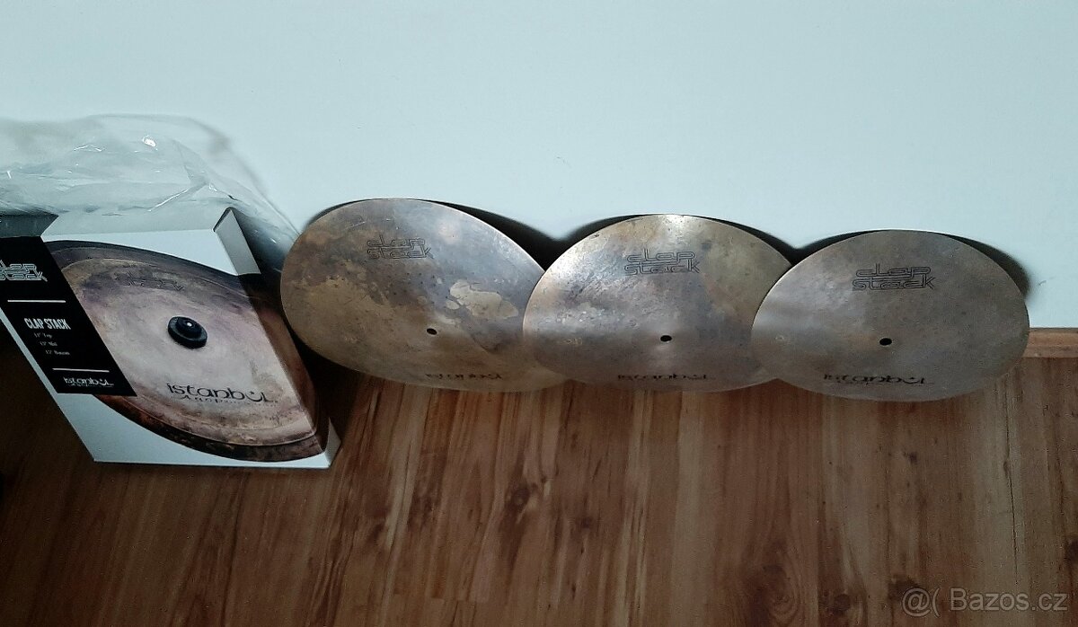 Prodám nový, činel.set- Clap Stack Istanbul Agop 11",13,15 - 3