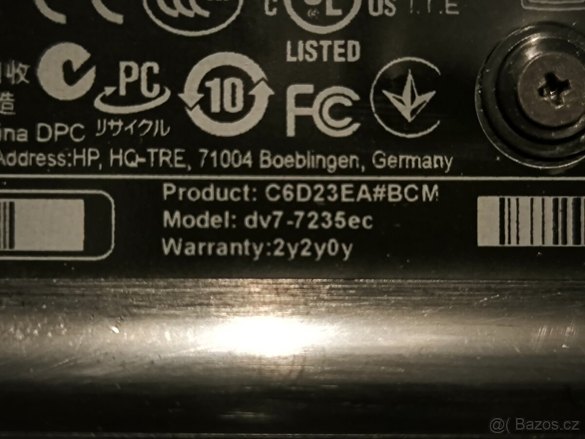 notebook HP DV7-7235ec - 3