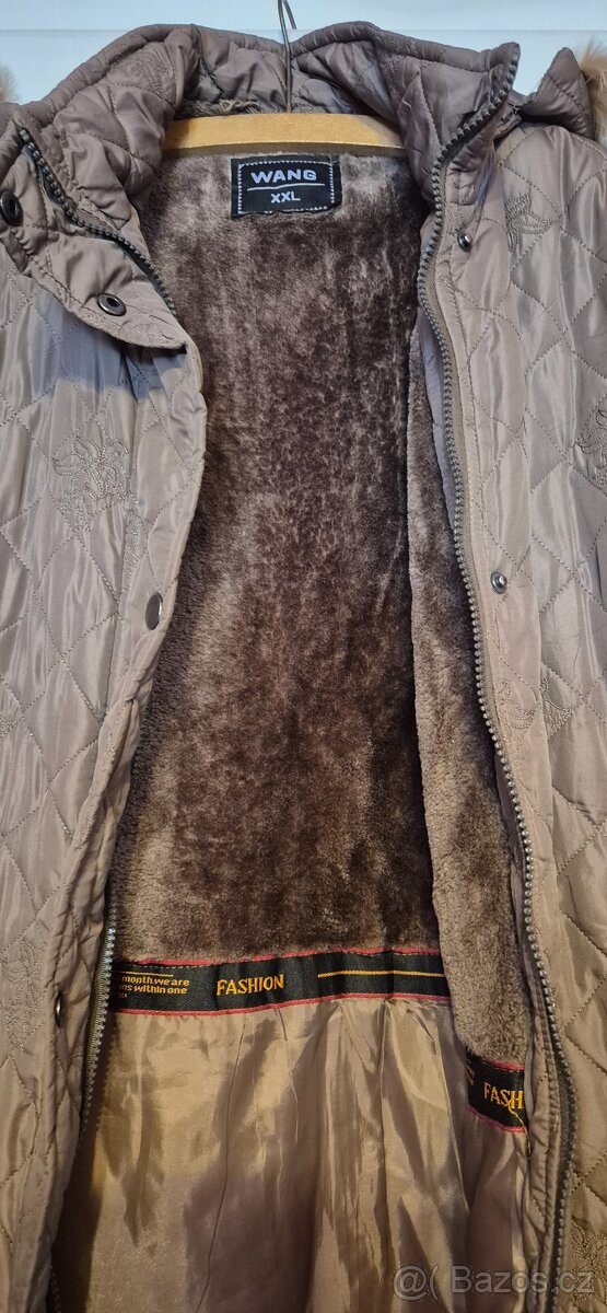 Dámská delši bunda s kapucou - 3