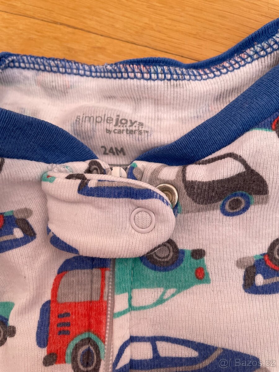 Bavlněný overal na zip Carters vel. 92 / 98 jako nový - 3