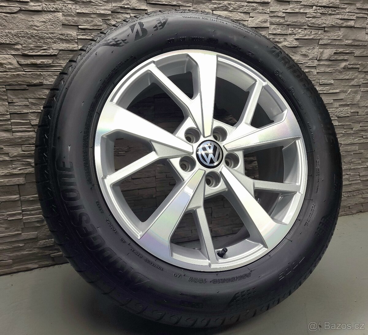 18" Originál Audi Q3 Kodiaq Tiguan 5x112 pneu Bridgestone - 3
