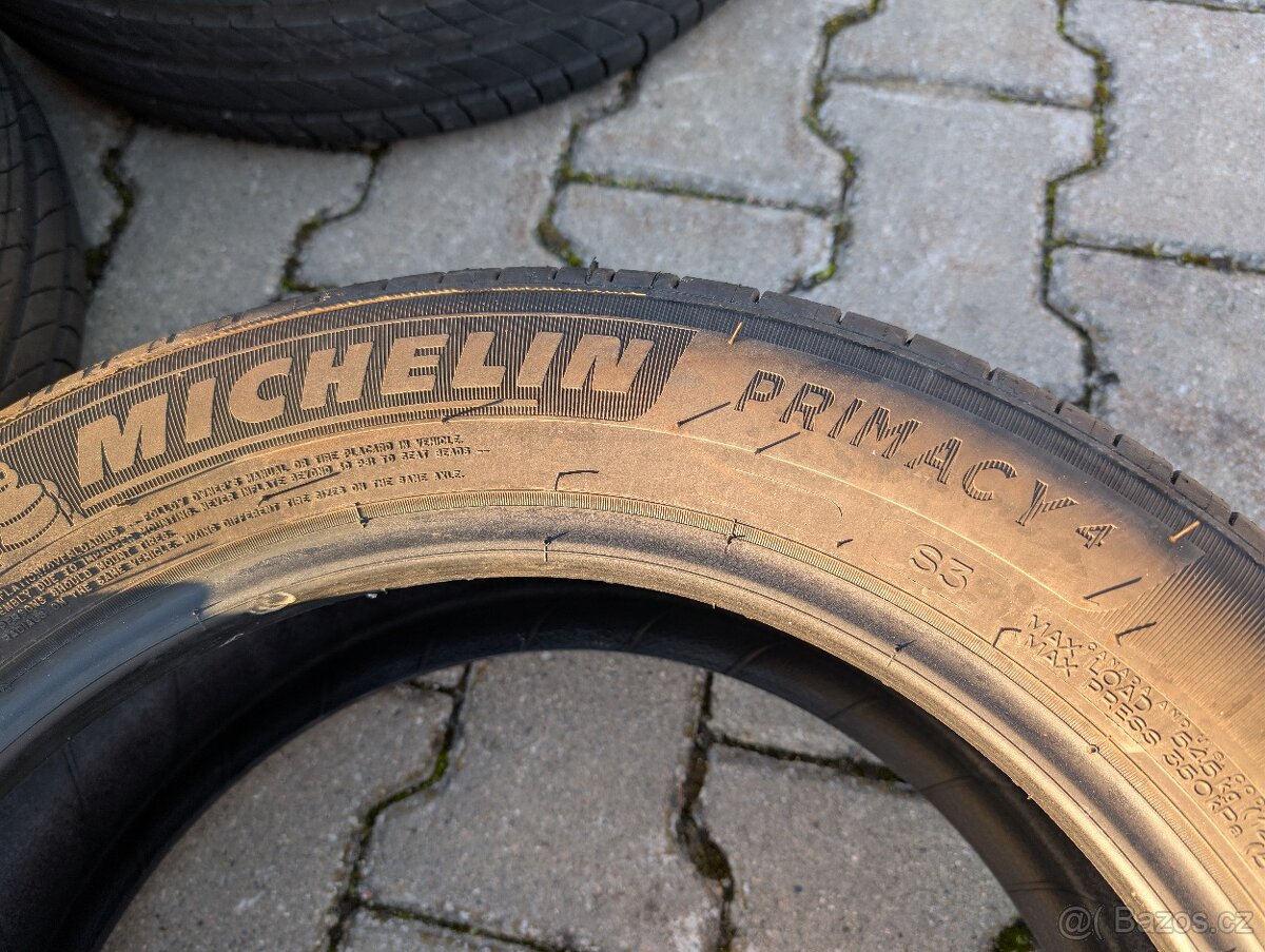 4x letní pneu Michelin Primacy 4, 195/55 R16, jako nové - 3