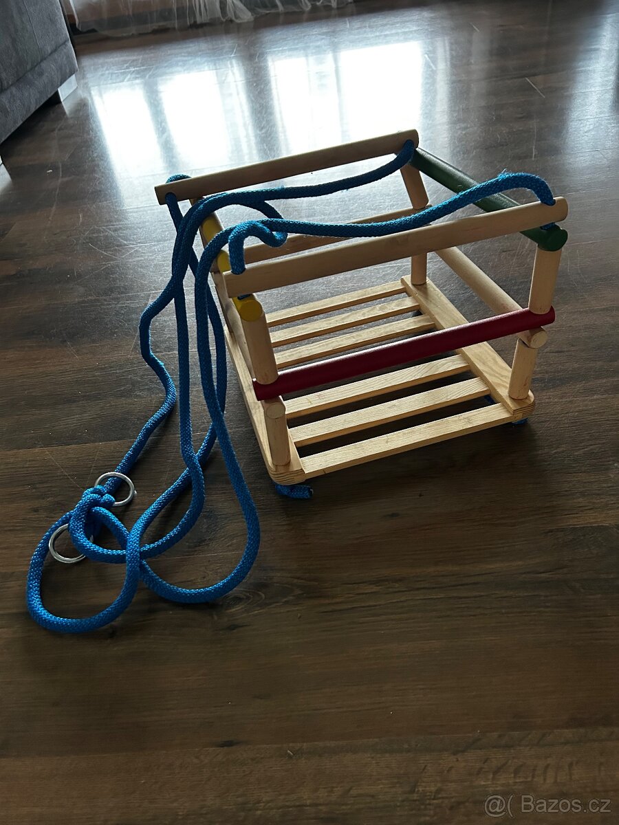 Drevena zavesna houpacka - 3