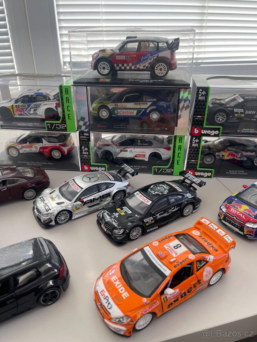 Bburago 1:32 WRC DTM modely - 3