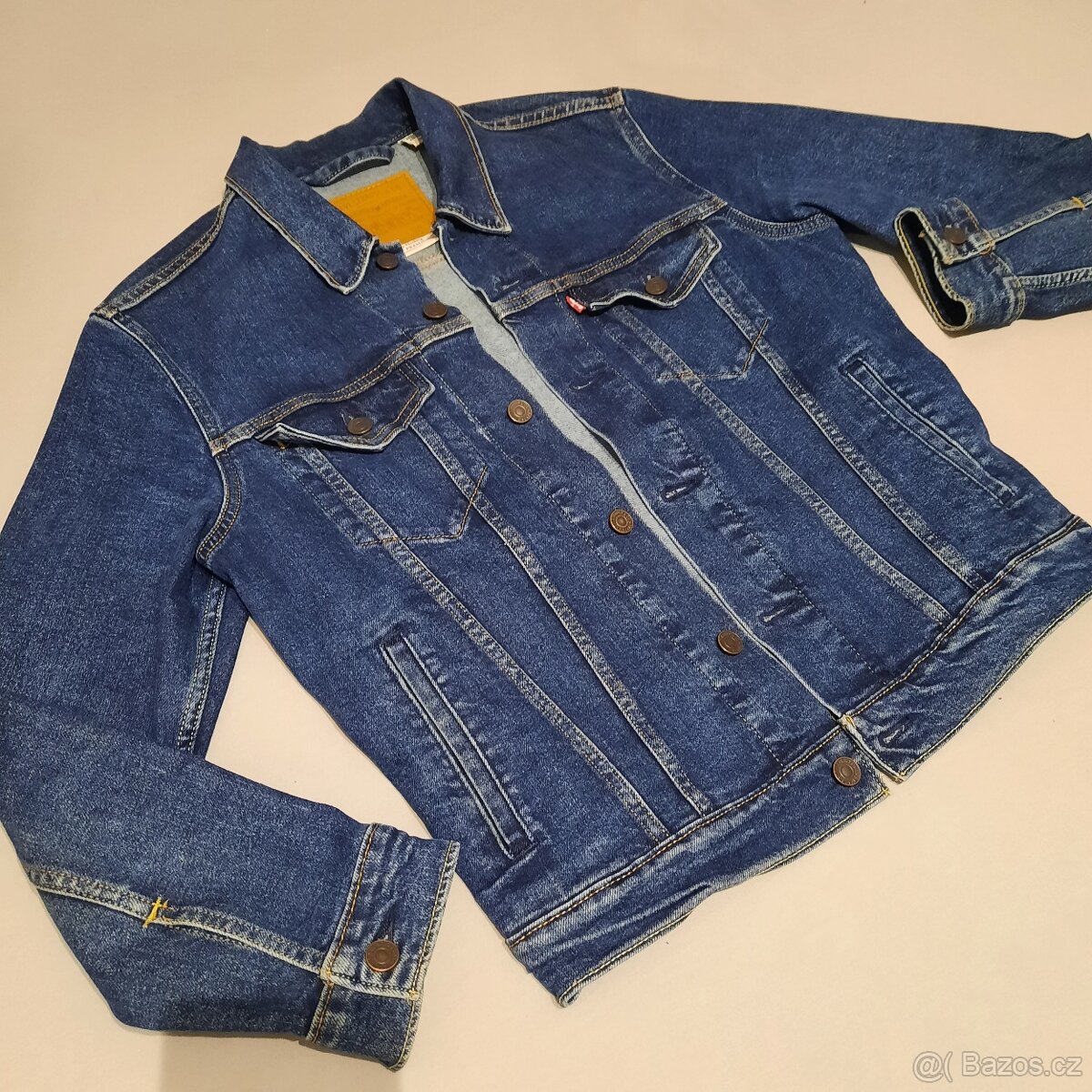 LEVIS dámská džínová bunda velikost S - 3