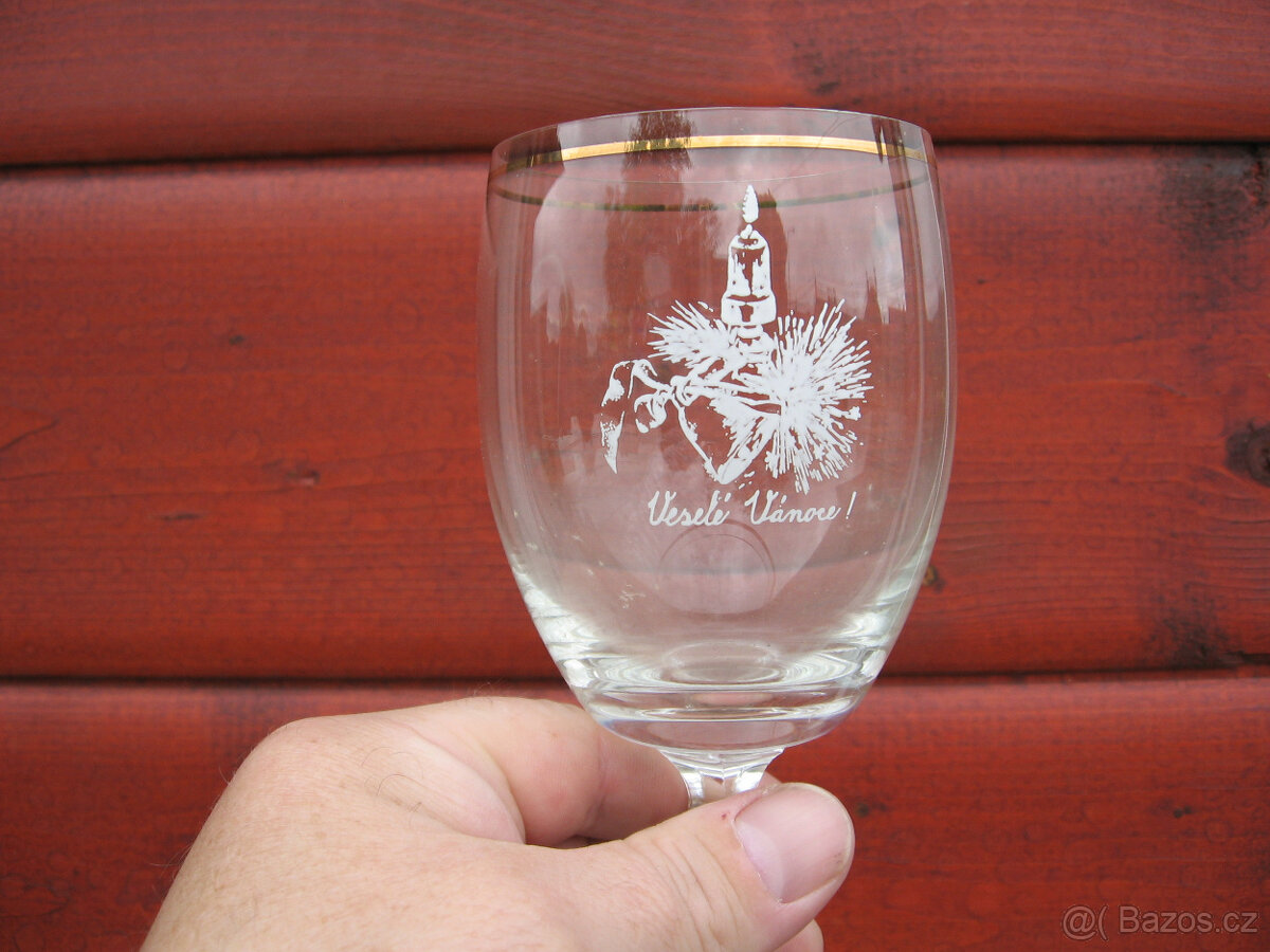 RETRO vánoční ozdoby-vánoční poháry 70léta nepoužívané - 3