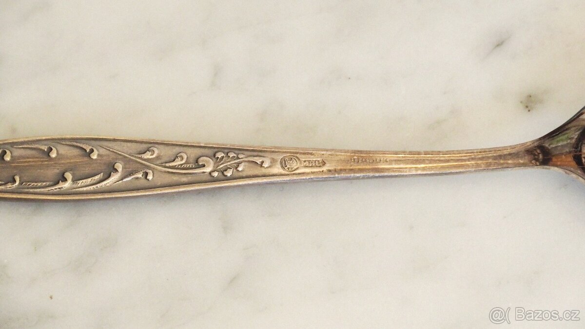 Sada lžiček z alpaky. - 3