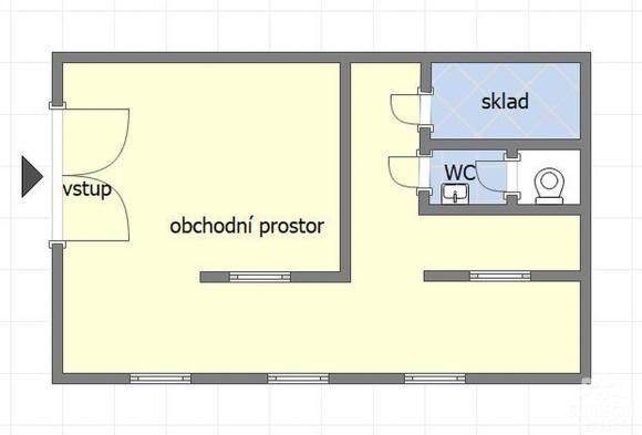 Pronájem obchodních prostor 72 m², Uherský Brod - centrum - 3