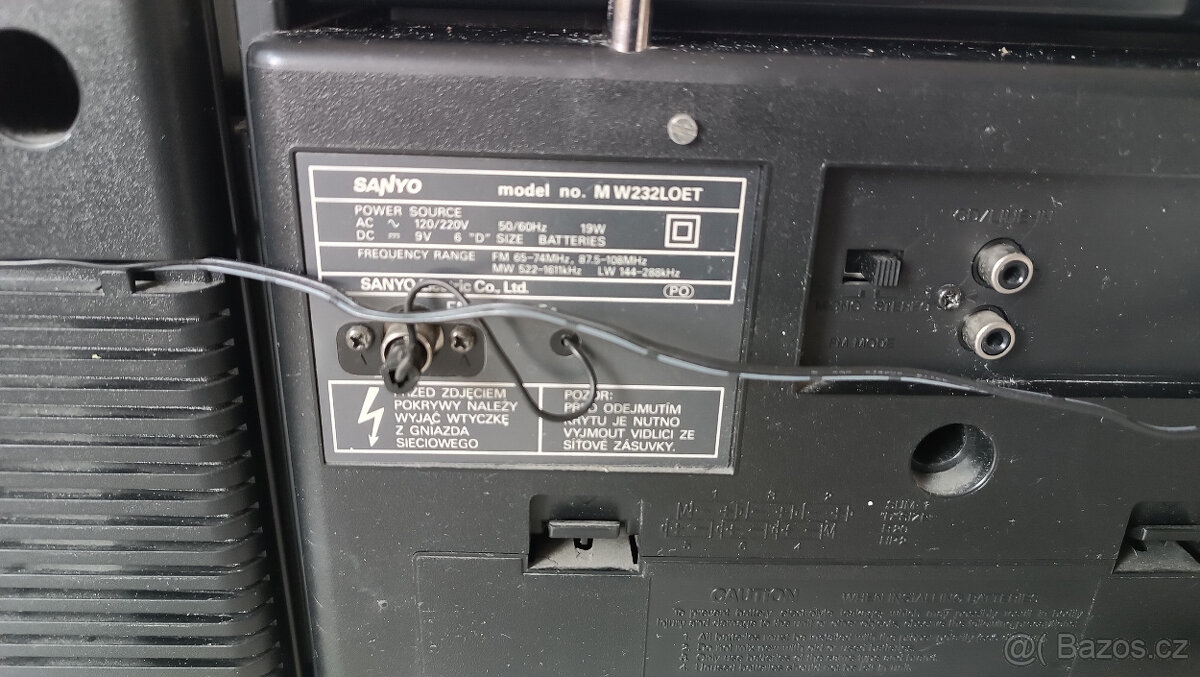 radiomagnetofon Sanyo - 3