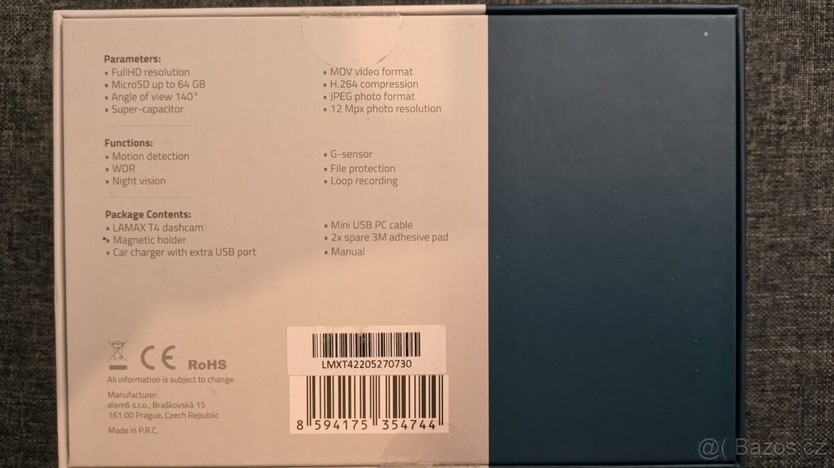 Autokamera Lamax T4 - 3