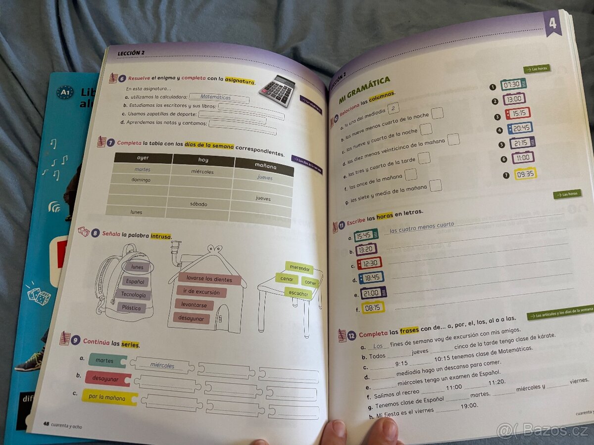 Učebnice španělštiny Reporteros Internacional 1 - 3