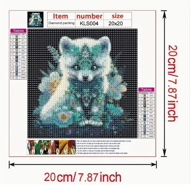 Diamantový obrázek 20x20 - nový - poštovné zdarma - 3