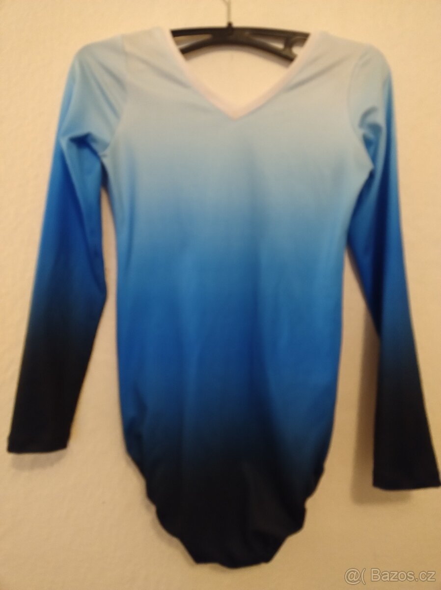 2) taneční dres modro-modrý s flitry - 3