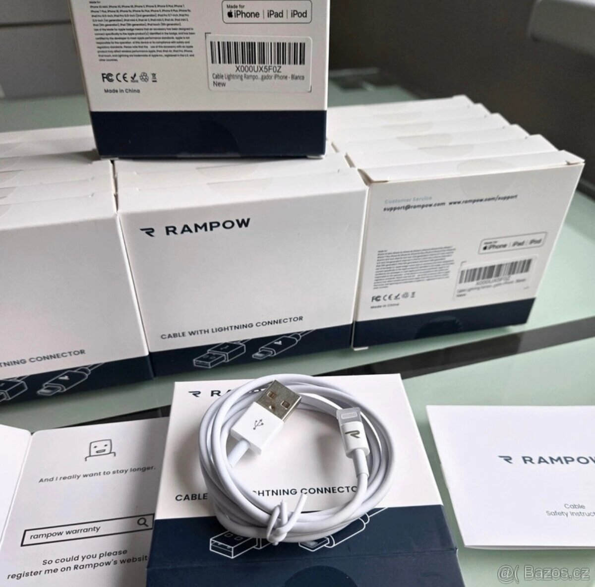 Kabel Lightning s certifikací MFi, 1m - 3