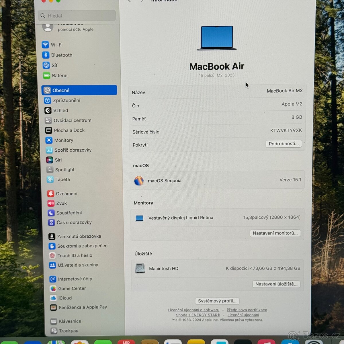 APPLE MACBOOK AIR 15” M2/512GB/8GB/BATERIE 86% - 3