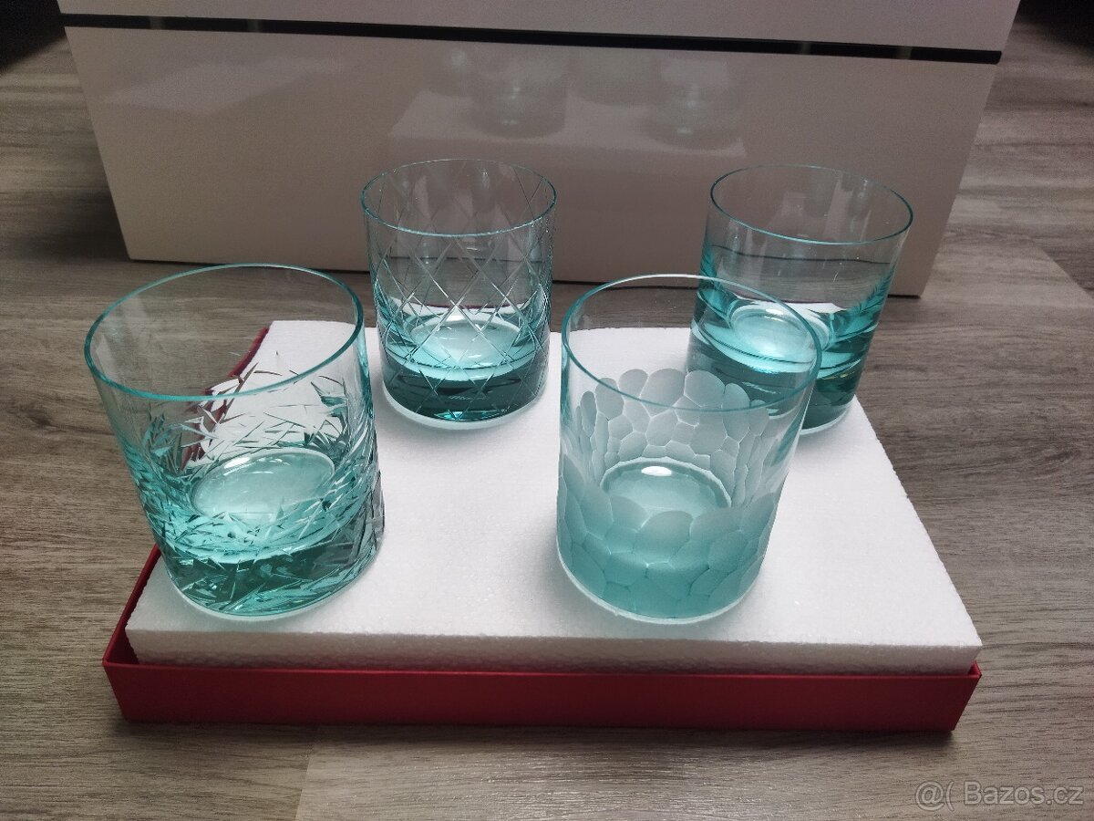 Moser dárková sada 4 sklenic/sklenice 370 ml z kříšťálu NOVÉ - 3