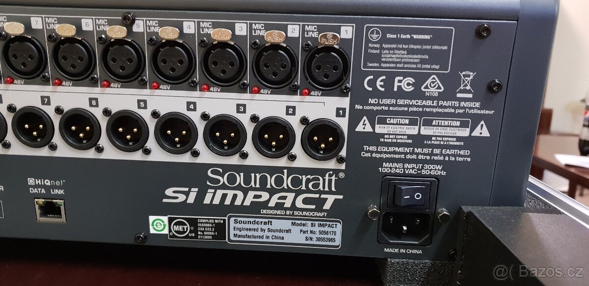 SOUNDCRAFT Si Impact, digit mixpult + orig case THON, - 3