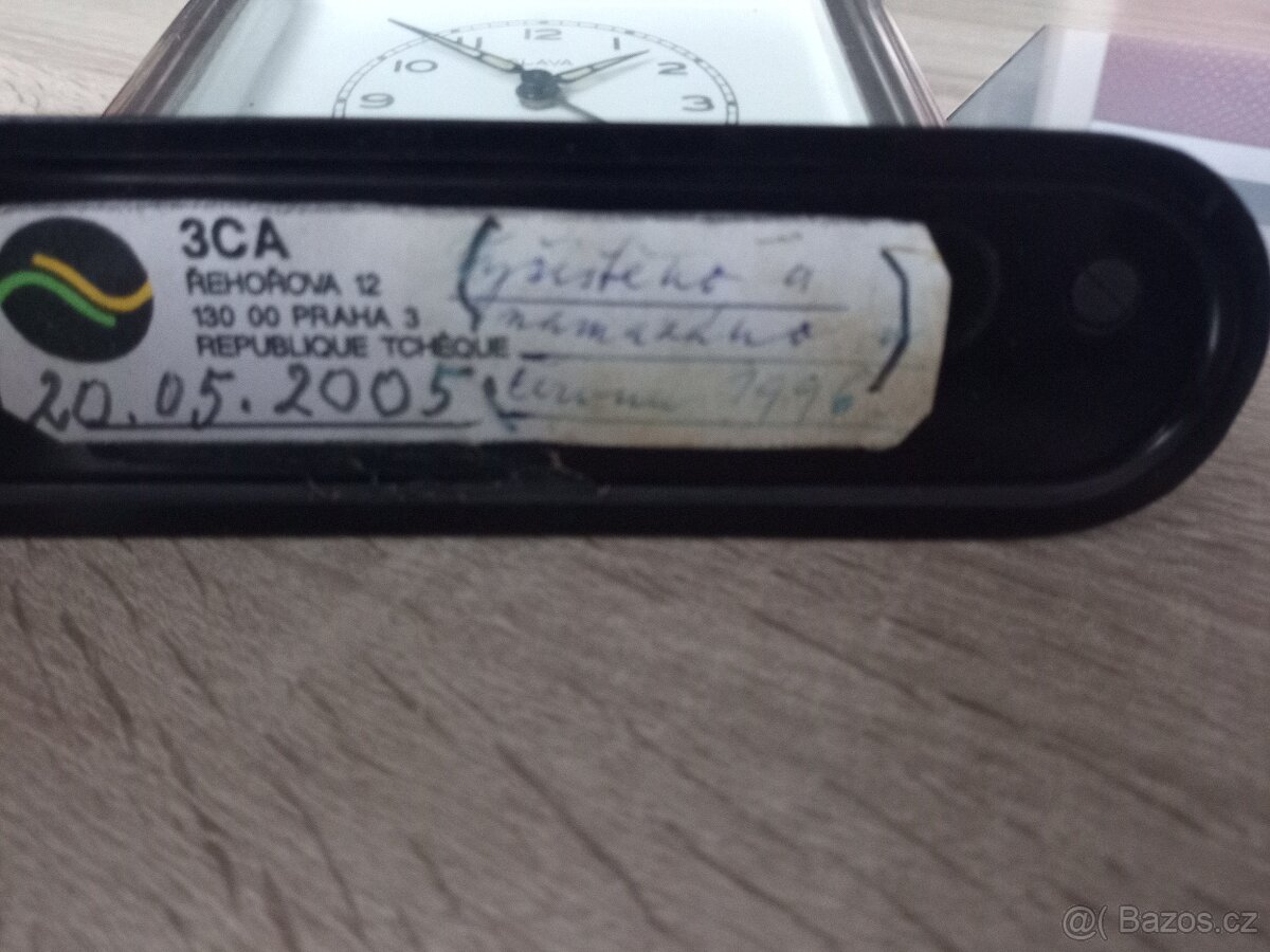 Mechanický budík SLAVA - 3