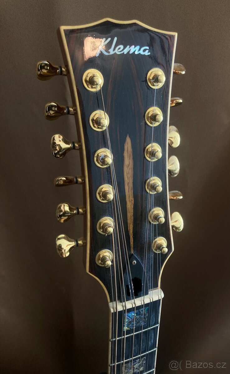 Elektroakustická 12-strunná kytara - Klema - 3