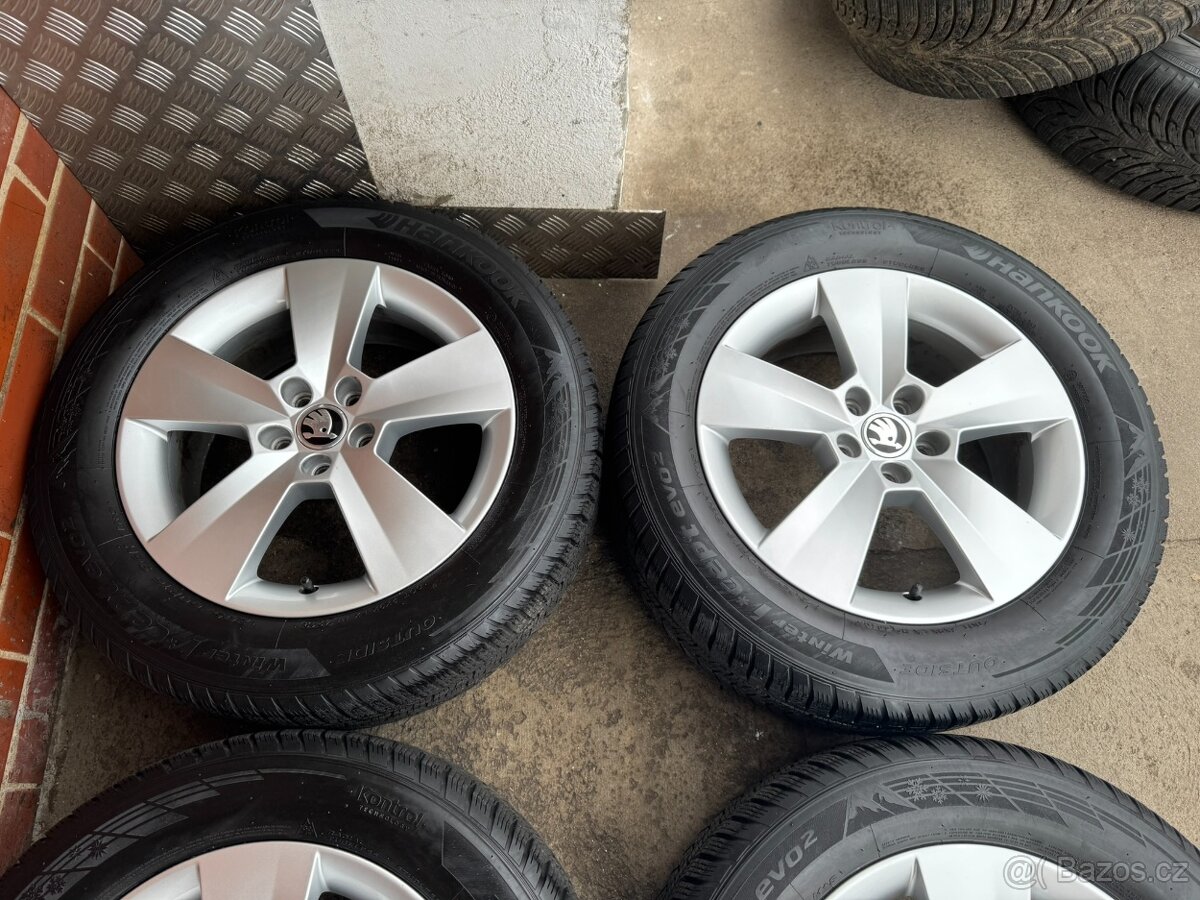 Alu 16" 5x100 škoda ORION zimní 80% KAMIQ TOP - 3
