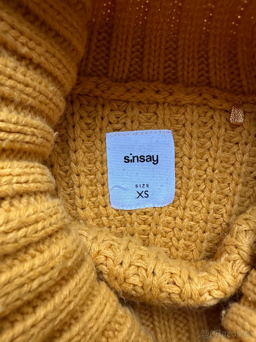 Dlouhý svetr s rolákem vel.38 - 3