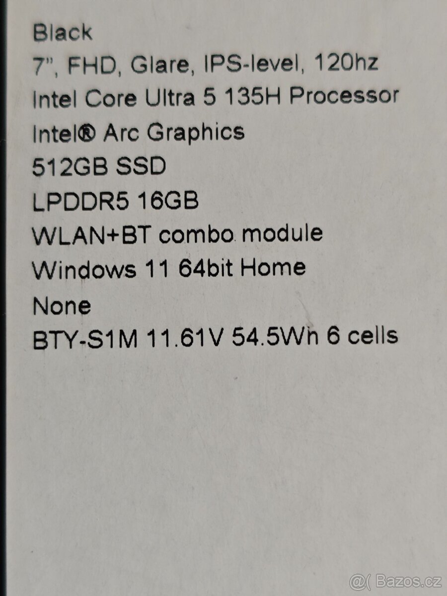 Msi claw A1M 512GB - 3