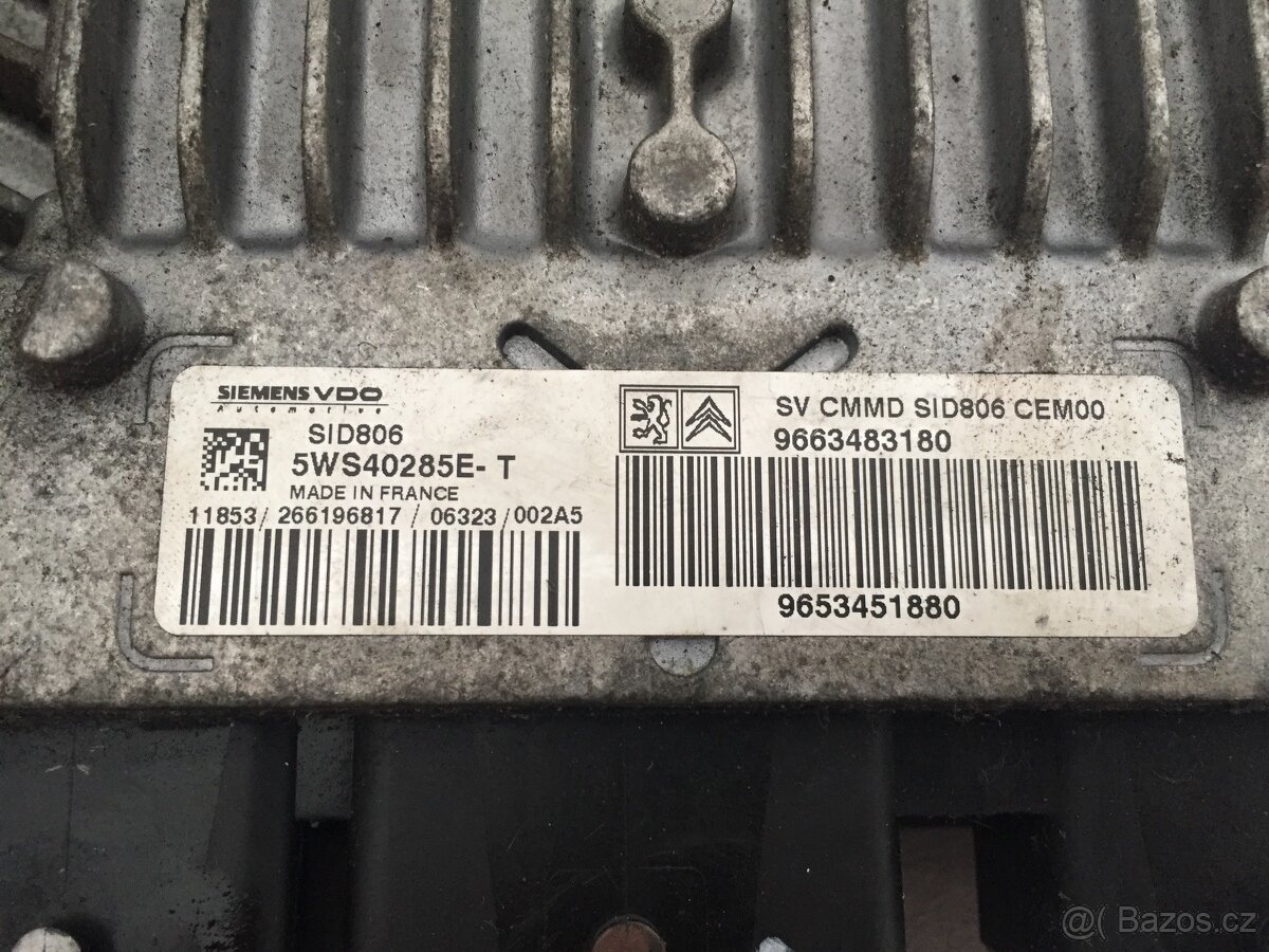 Řídicí jednotka Citroen C3 1.4HDi - 3