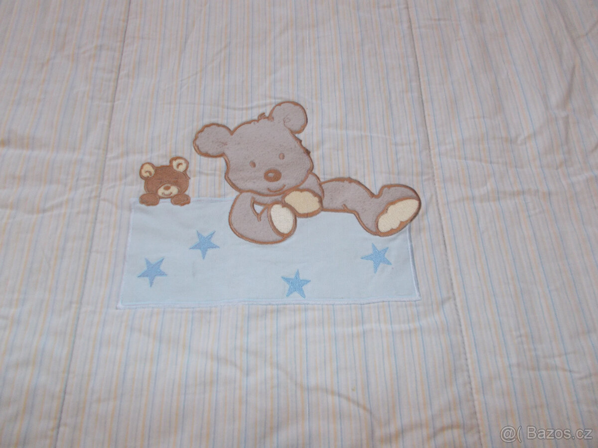 Mantinel s chráničem matrace do dětské postýlky - 3