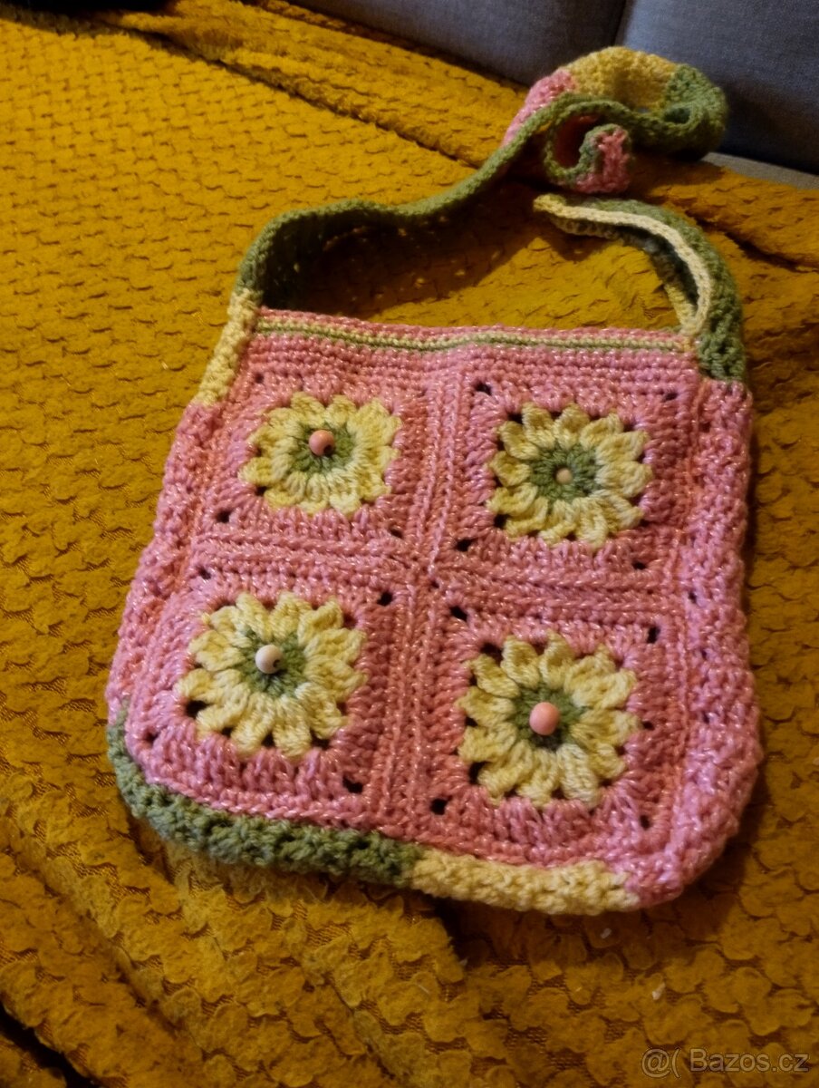 Háčkovaná kabelka - 3