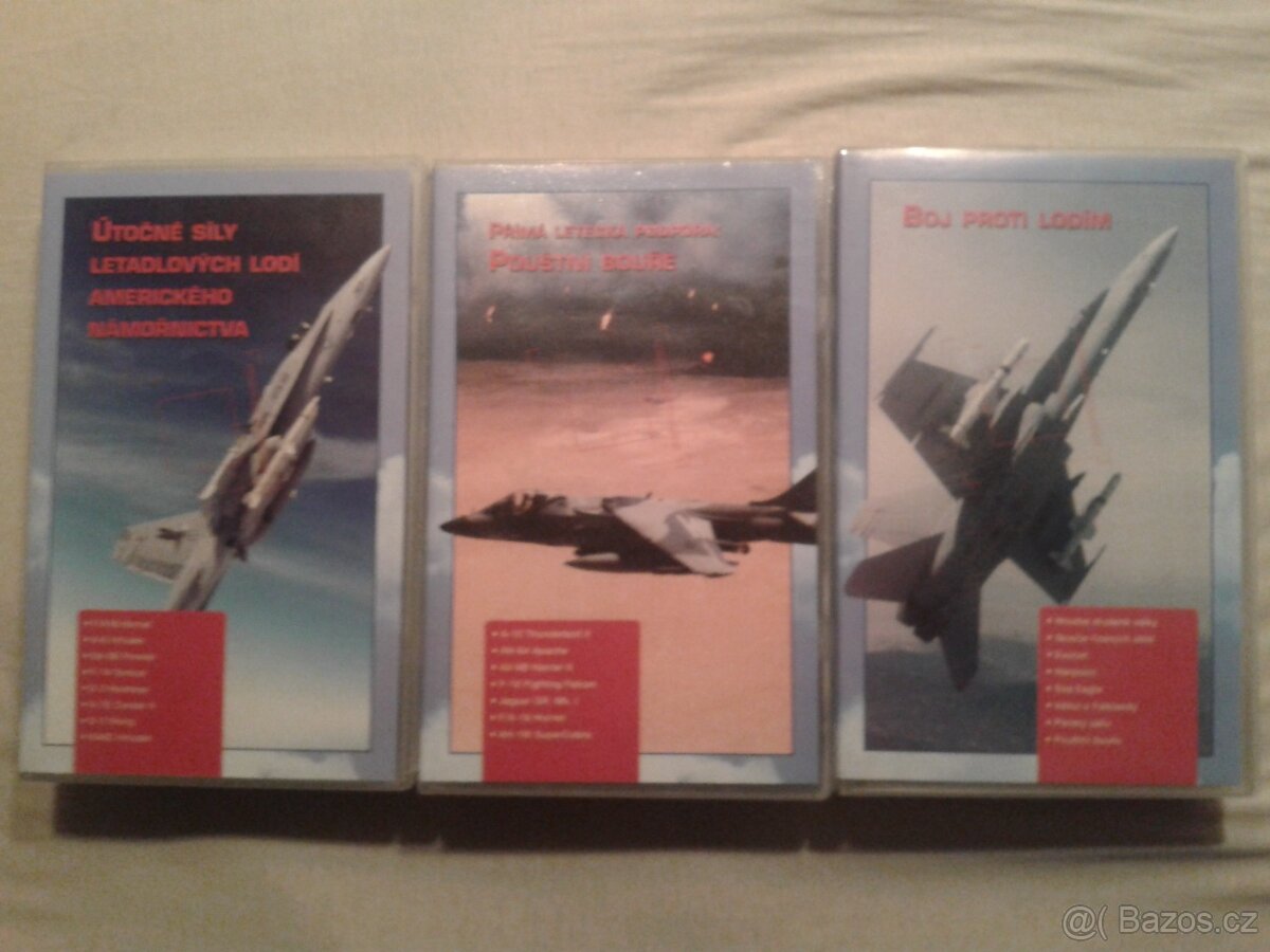Vojenské letecké VHS kazety - 3