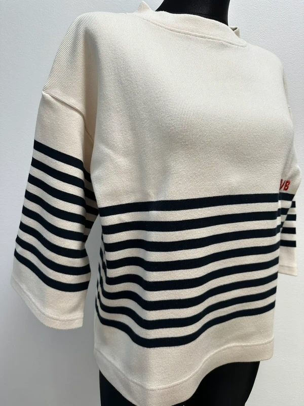 Svetr s pruhy Victoria Beckham - 3