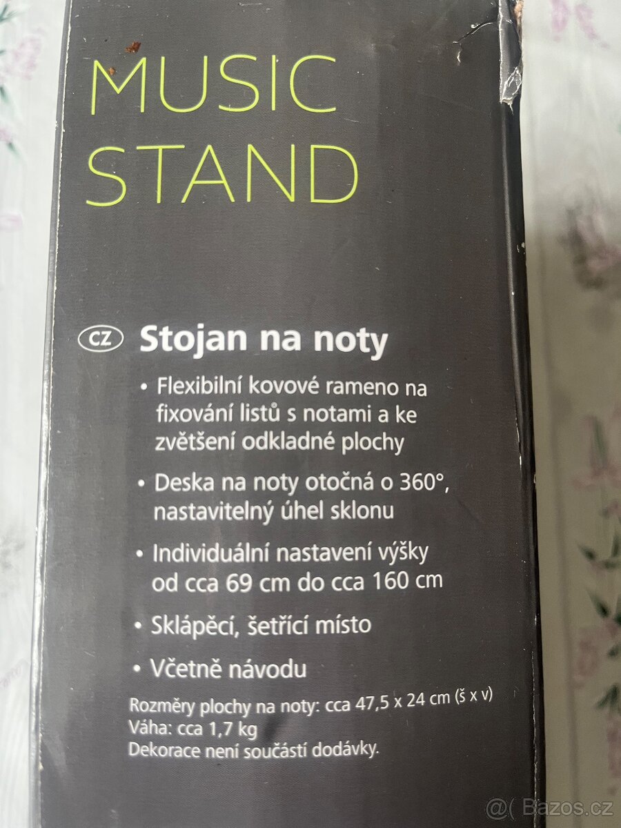 Černý skládací stojan - 3