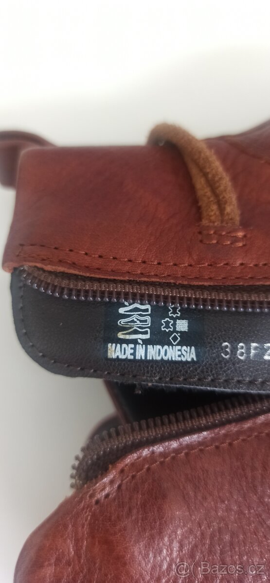 Kožené kotníkové boty Ecco, vel. 38 - 3