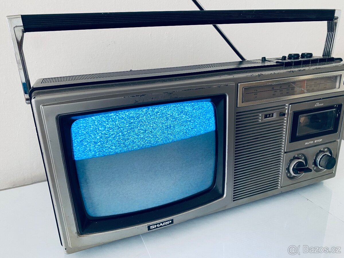 Magnetofon/TV/Radio Sharp 10p-28G, rok 1980 - 3