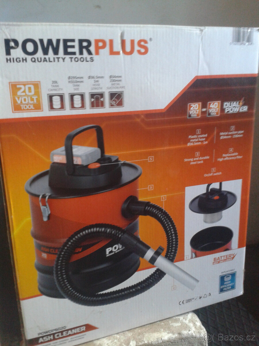 POWER PLUS sekacka a vysavac akumulatorovy - 3
