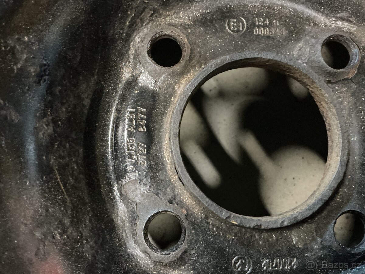 Peugeot - Citroen - plechové disky vel. 15 6,5x15 ET 27 - 3