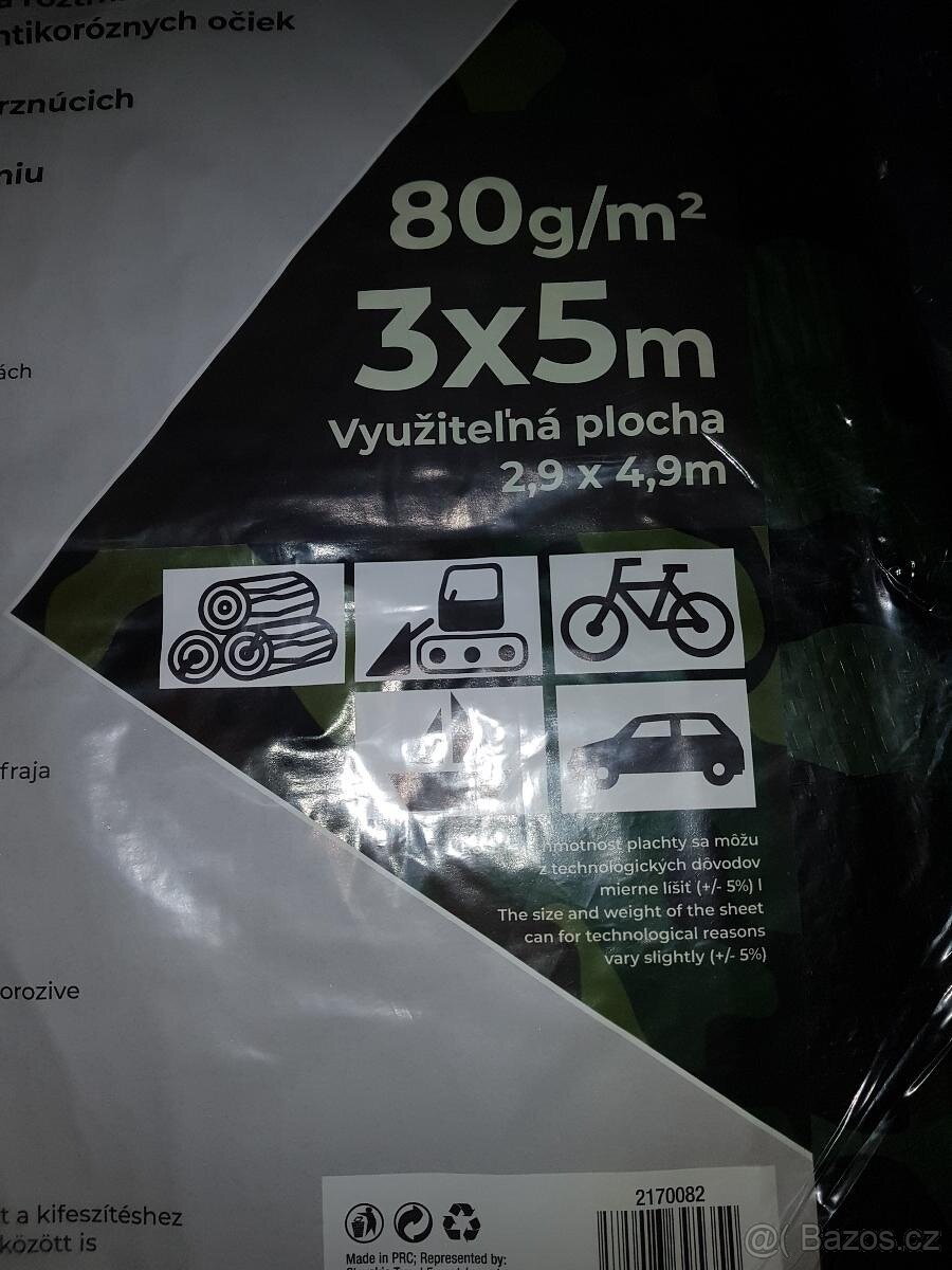 Plachty více barev a rozměrů - nové - 3