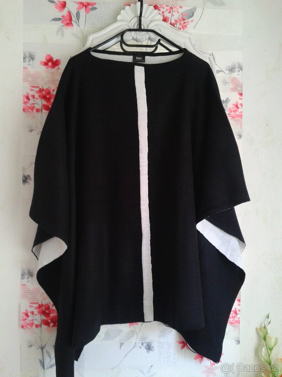 Elegantní teplé pončo UNI - 3