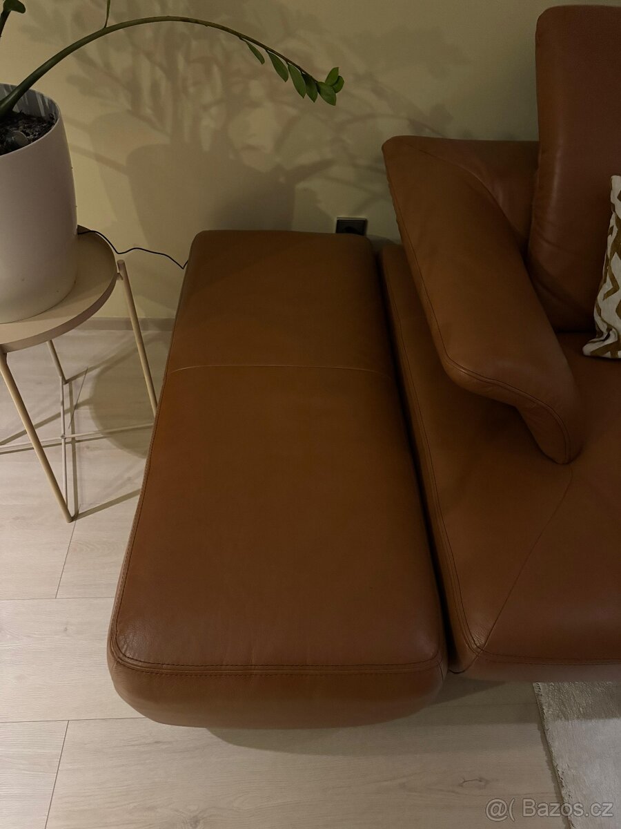 Kvalitní sedací souprava / gauč z pravé kůže - 3