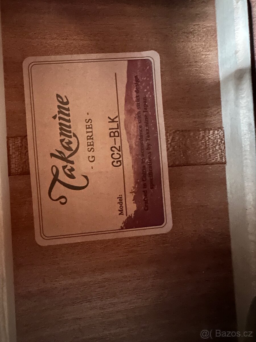 Klasická kytara Takamine GC2-BLK + obal - 3