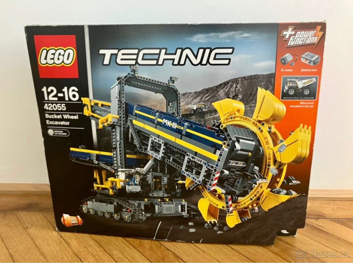 Rozlozené lego Technic 42055 Rýpadlo s kolesovým bagrom - 3