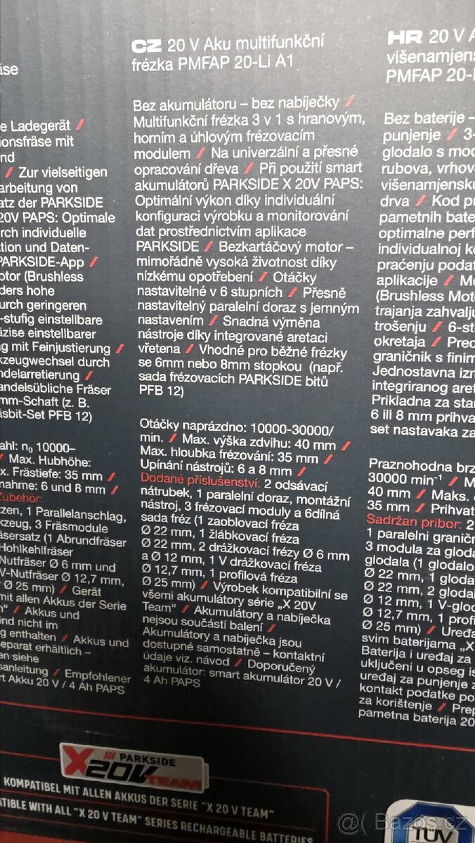 Aku fréza parkside - 3