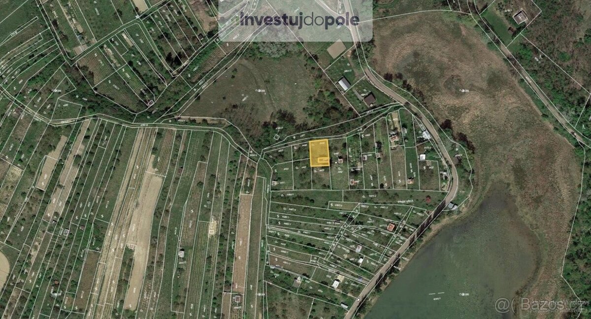 Prodej podílu 1/6 pole 2 413 m², Hustopeče - 3