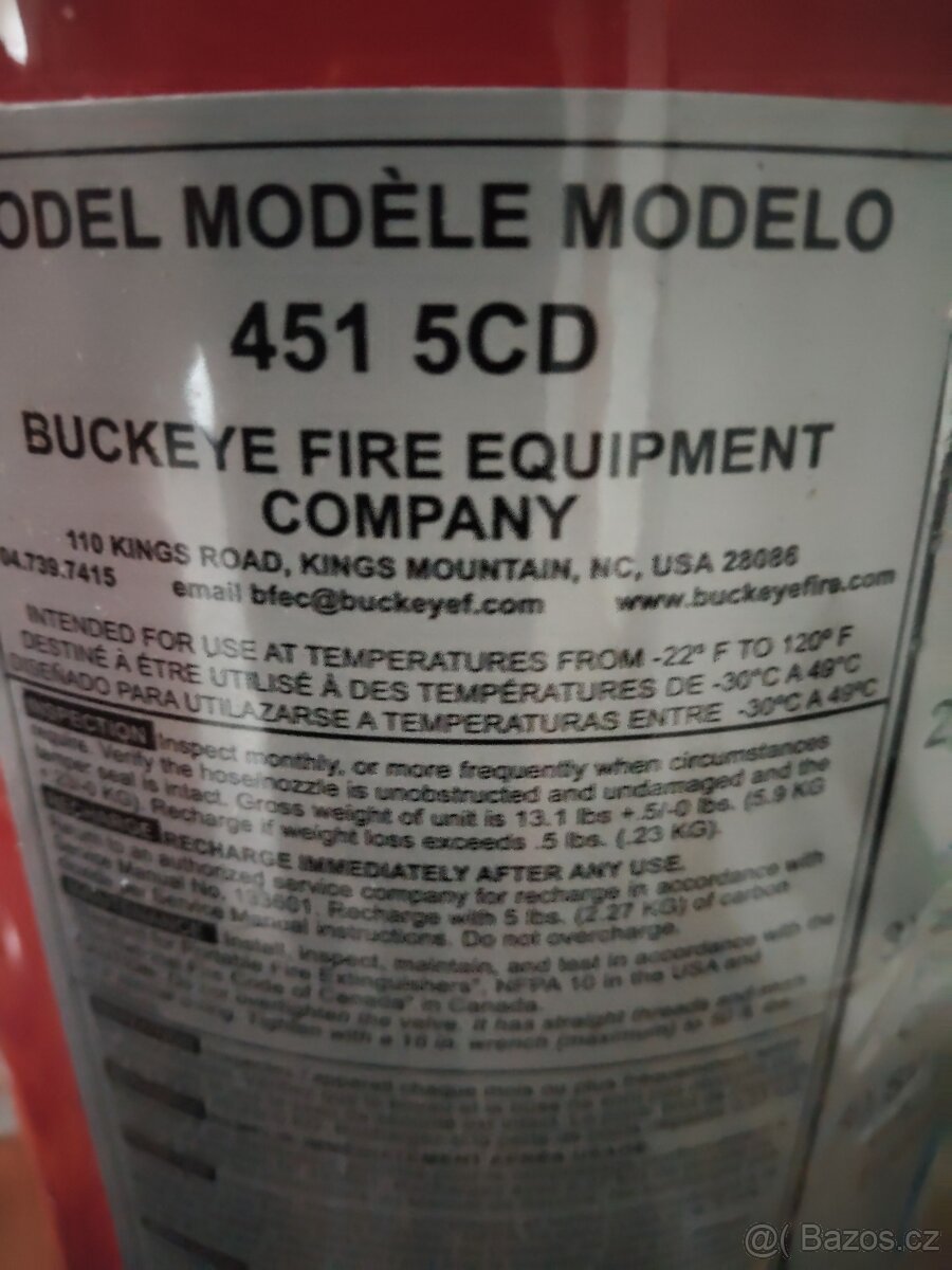 Hasící přístroj hasičák us - 3