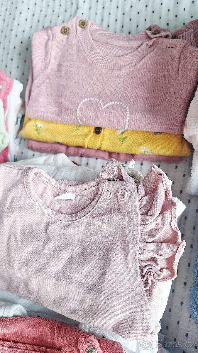 Velký balík oblečení 62/68, 74 holka - 3