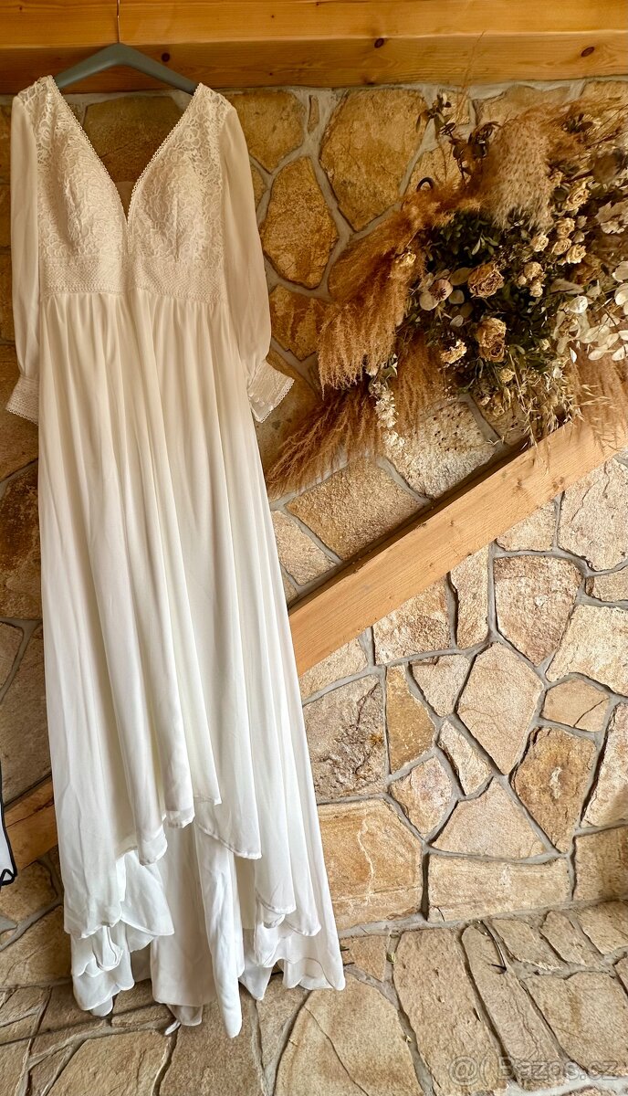 Boho svatební šaty - 3
