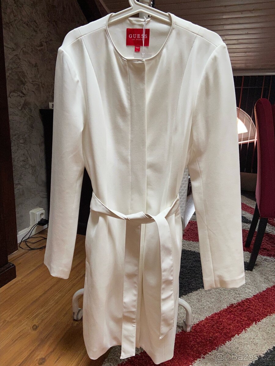 Bílý lehký kabátek GUESS, vel. L - 3