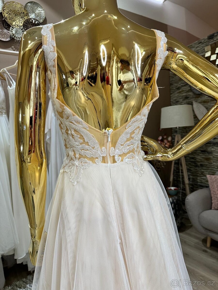 Boho svatební šaty - 3