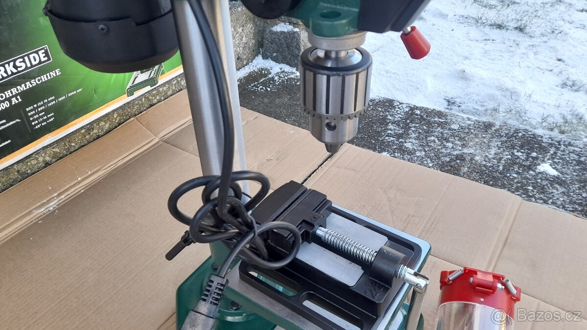 Stojanová vrtačka Parkside 500 W - 3