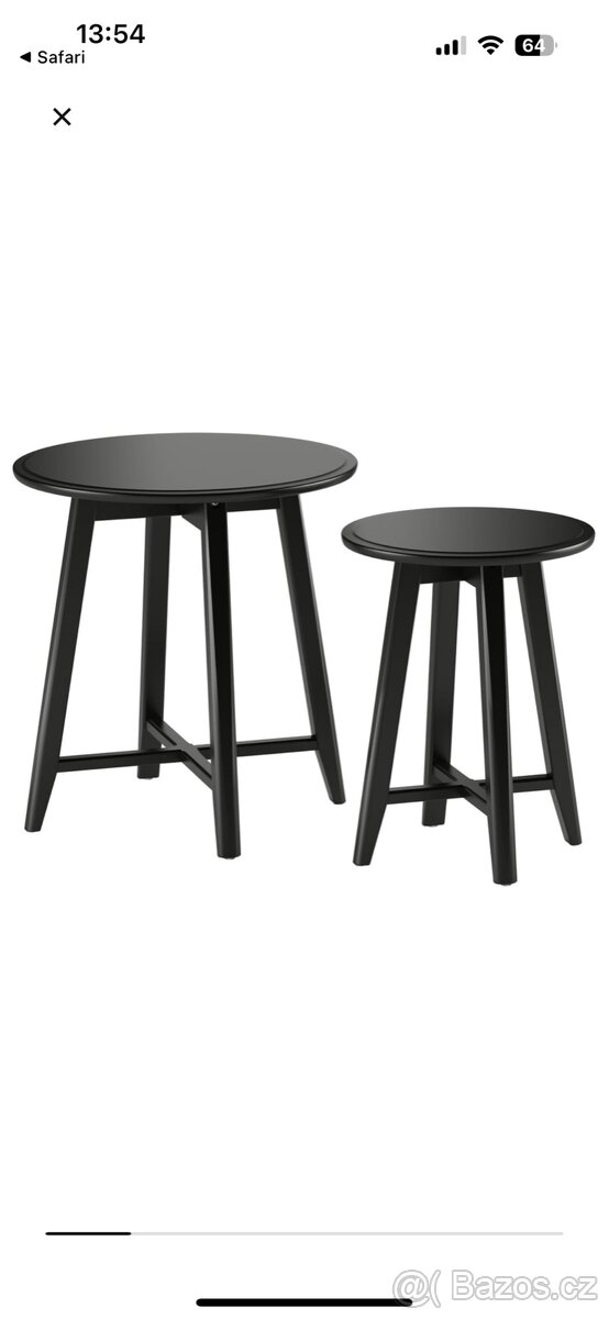 Kulatý stolek Kragsta IKEA - 3